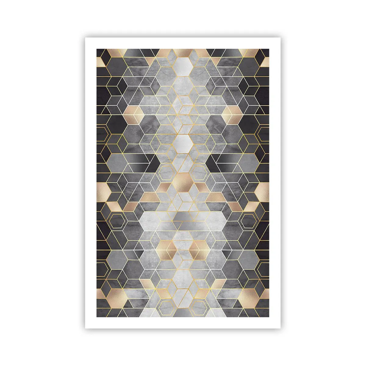 Poster - Compoziție diamantată - 61x91 cm