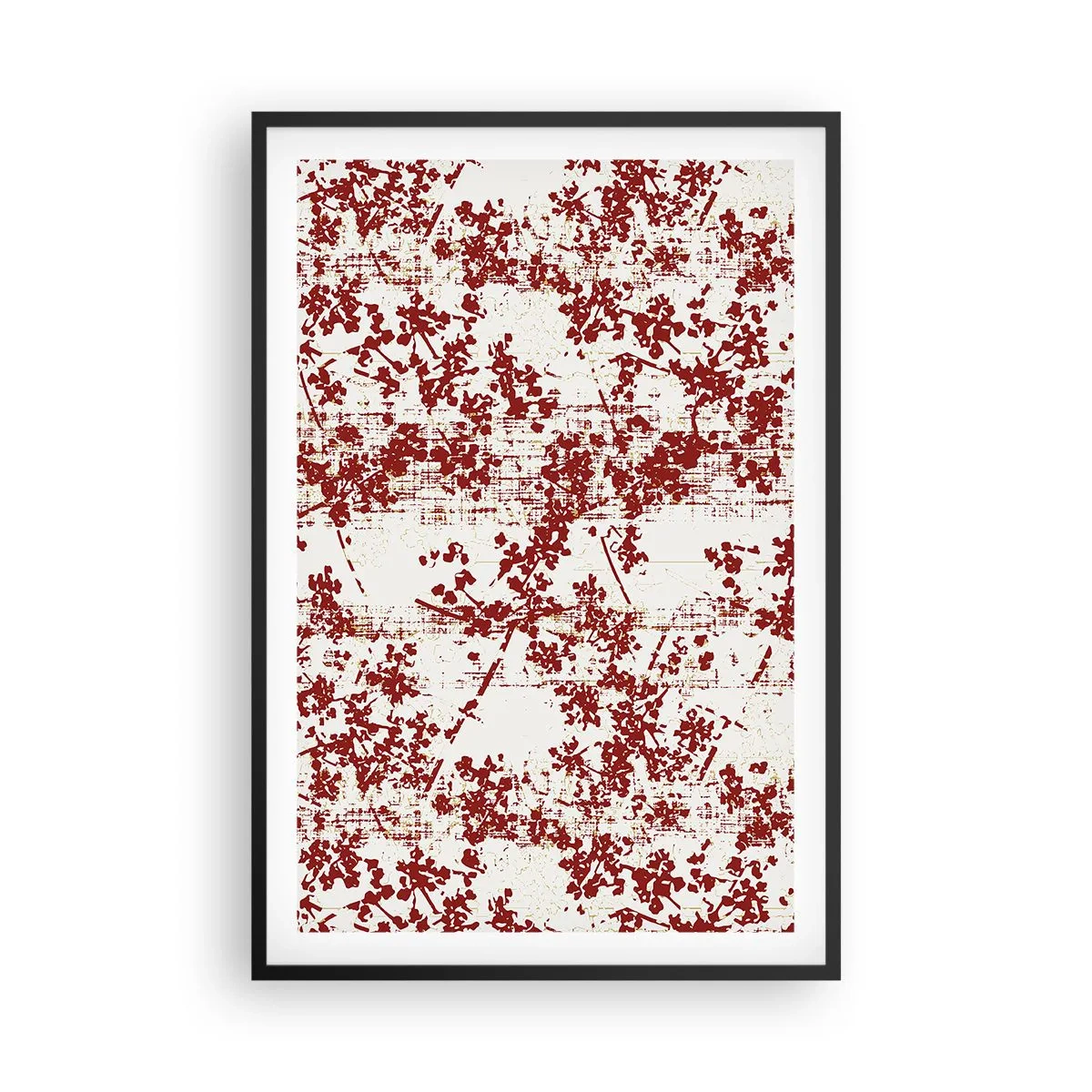 Poster în ramă neagră - Ca un percal vechi - 61x91 cm