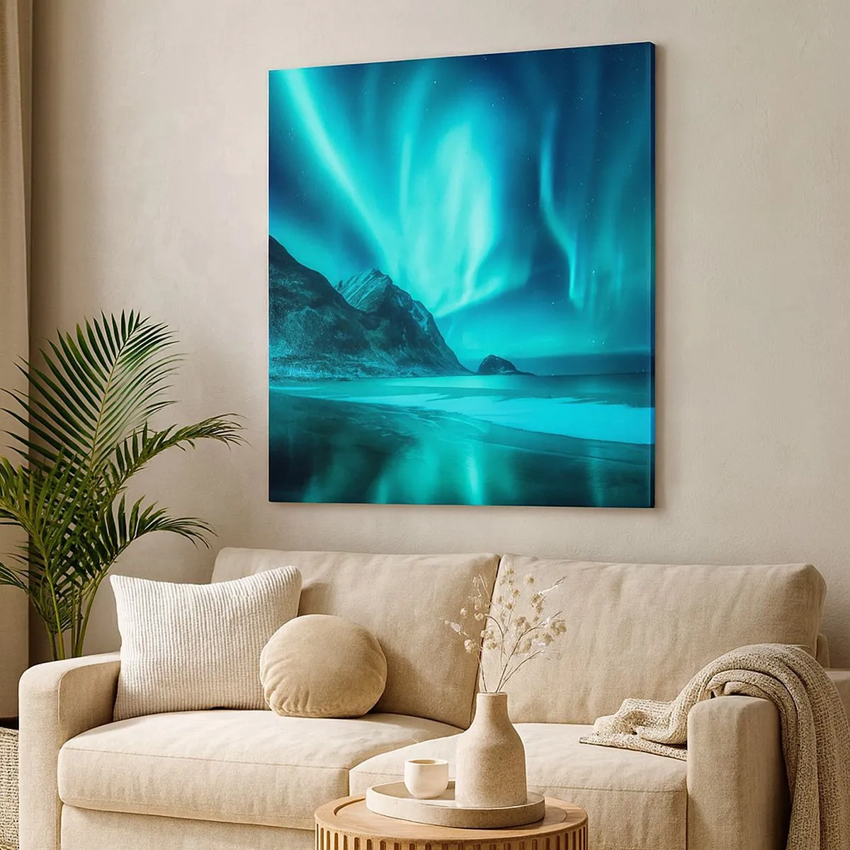 Tablou pe pânză - Minunile din nord - 30x30 cm