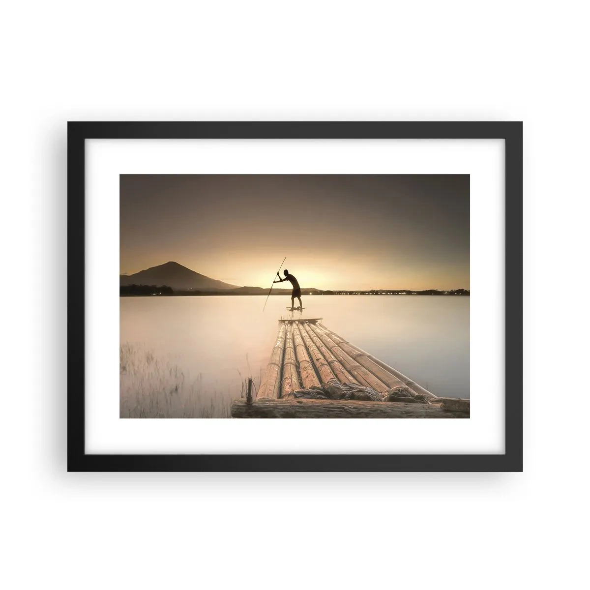 Poster în ramă neagră - Înainte de odihnă - 40x30 cm