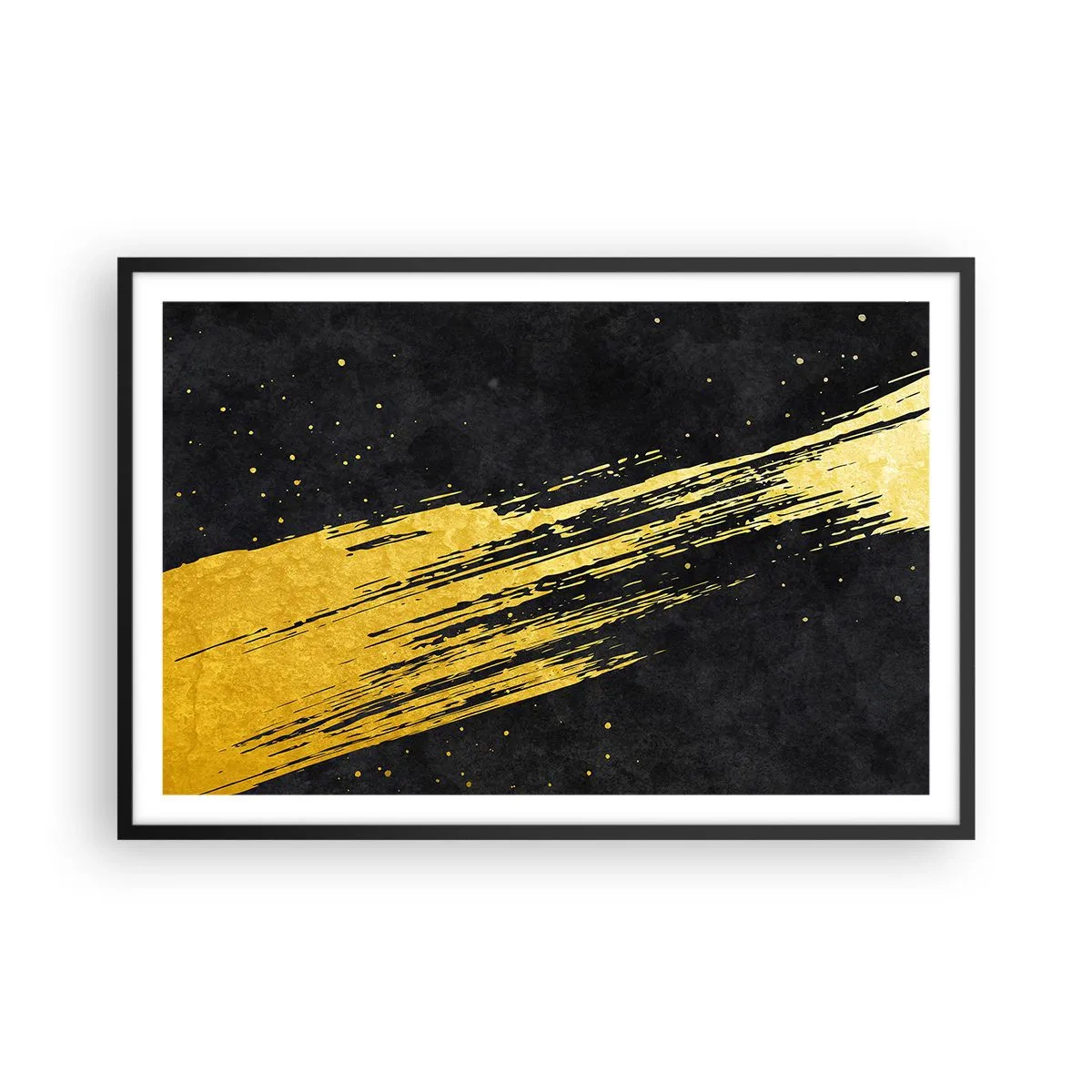 Poster în ramă neagră - Salt în hiperspațiu - 91x61 cm