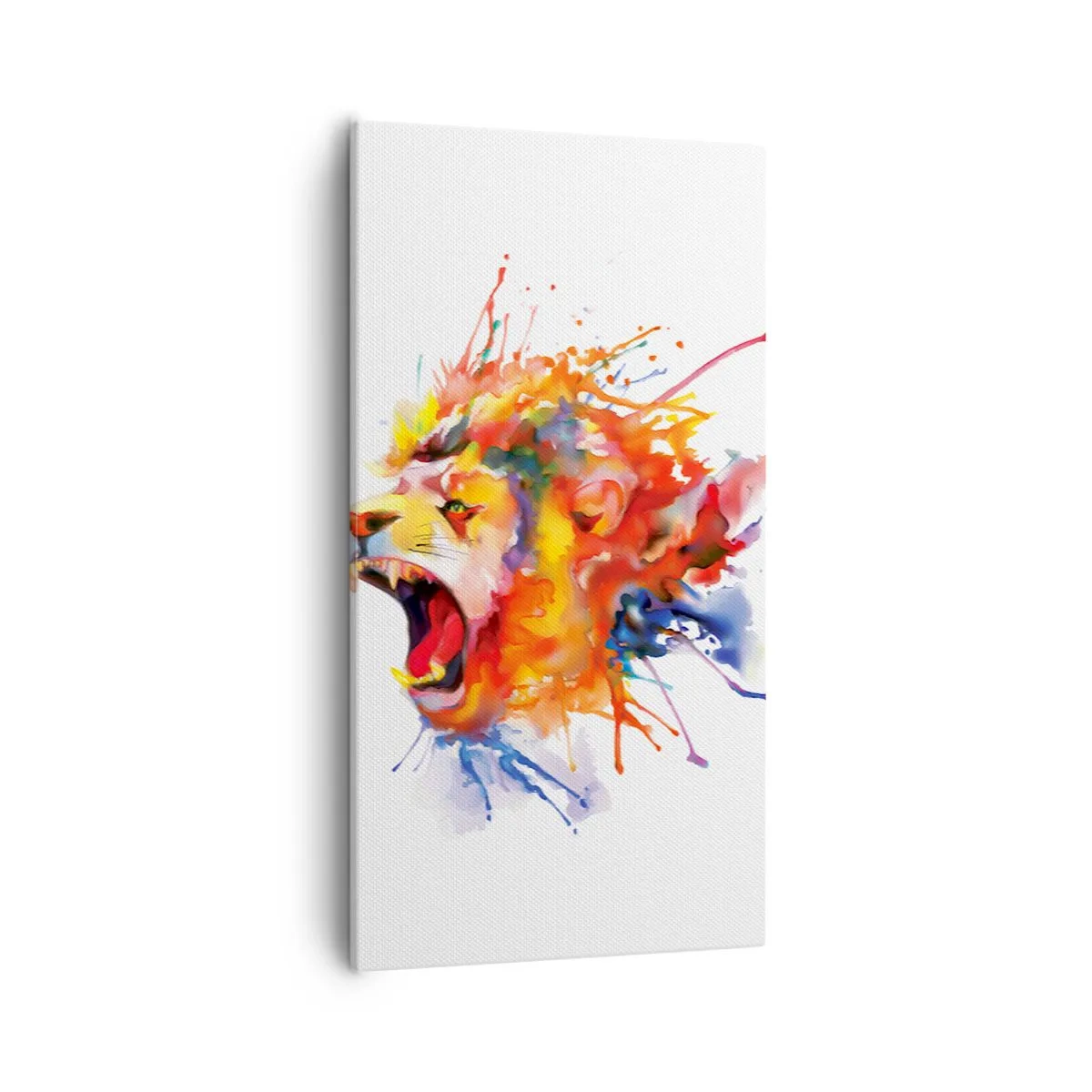 Tablou pe pânză - Explodează de furie  - 55x100 cm