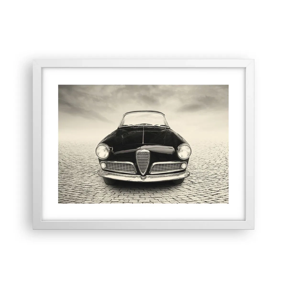 Poster în ramă albă - Și cum să nu mă iubești? - 40x30 cm