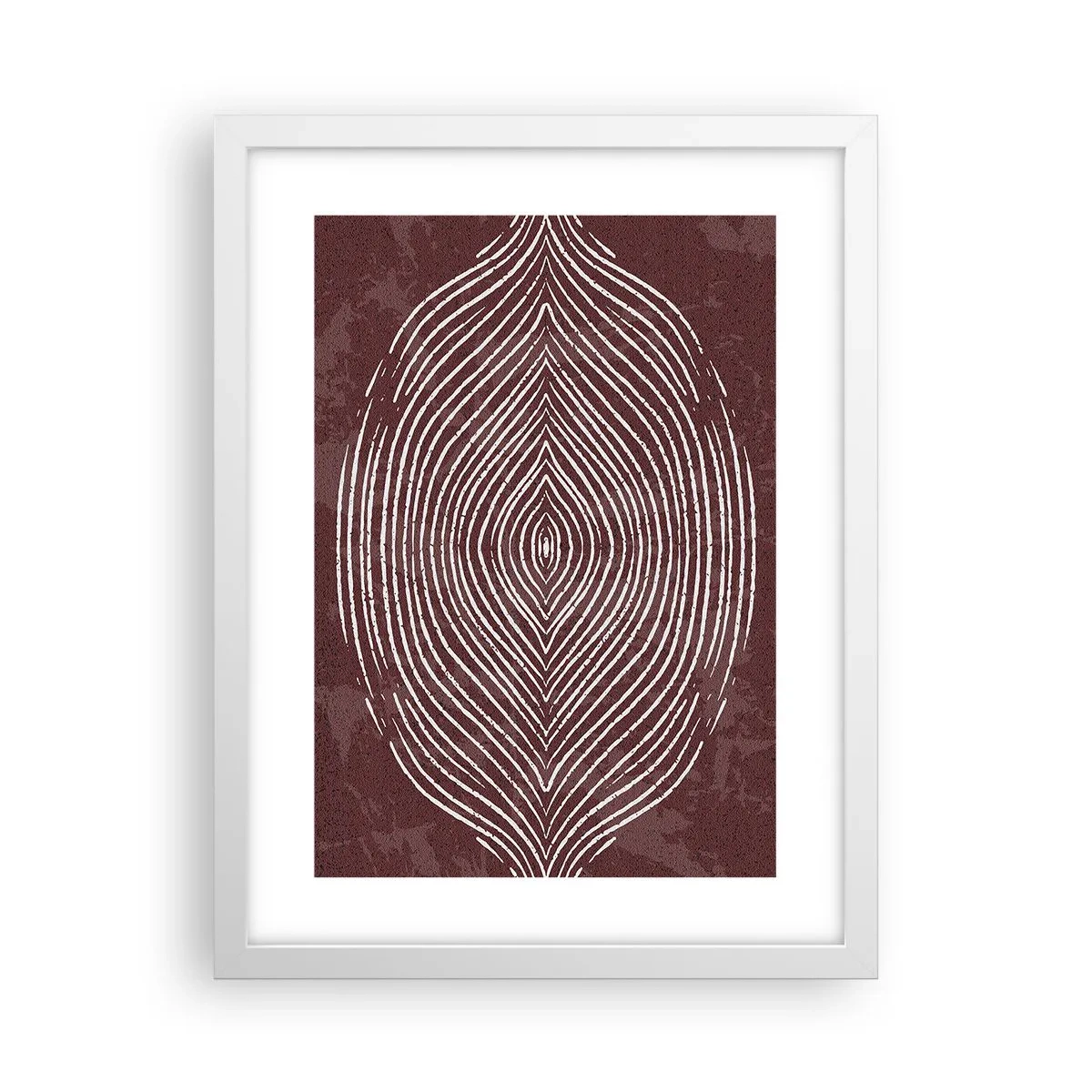 Poster în ramă albă - Spațiul vorbește - 30x40 cm