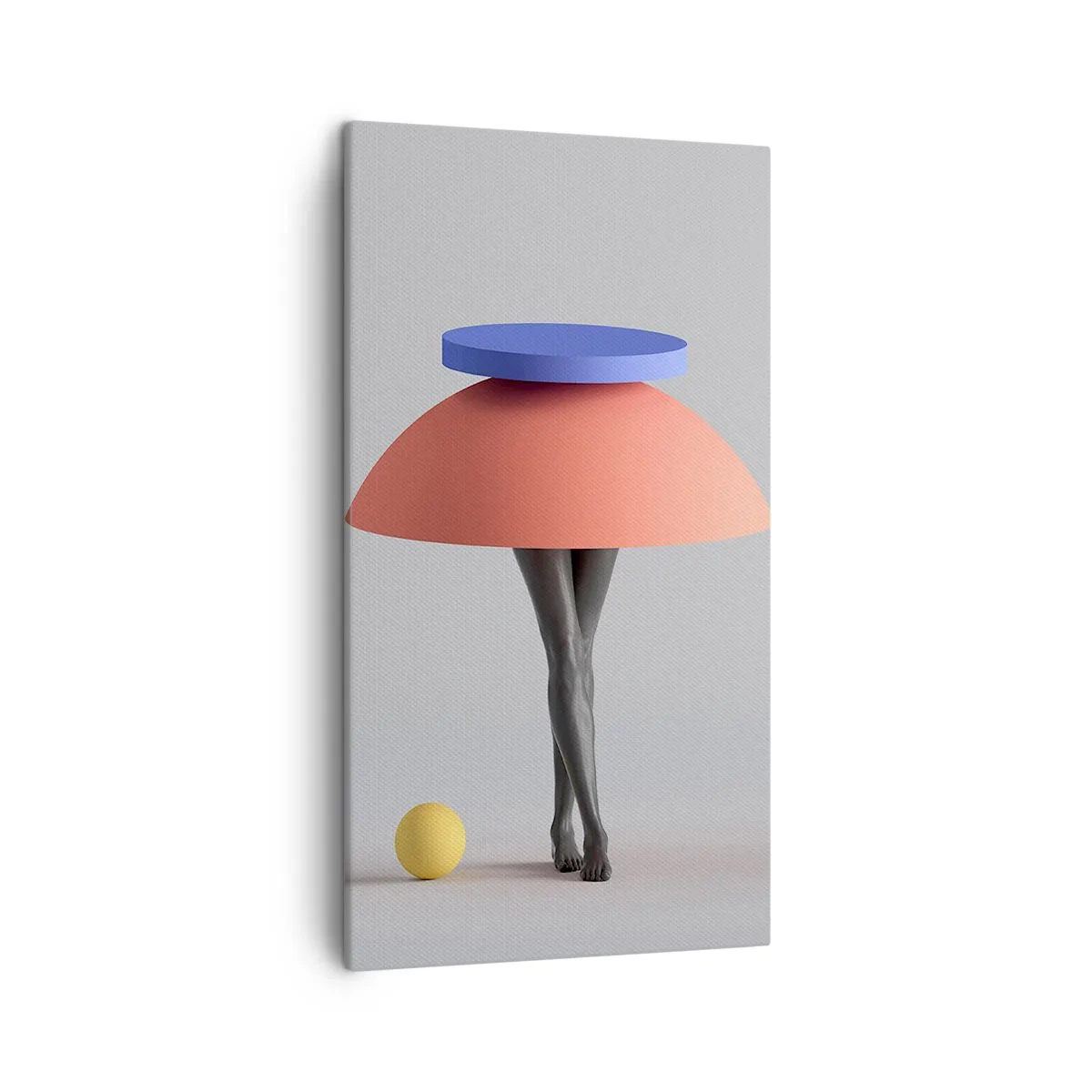 Tablou pe pânză - Compoziție suprarealistă - 45x80 cm