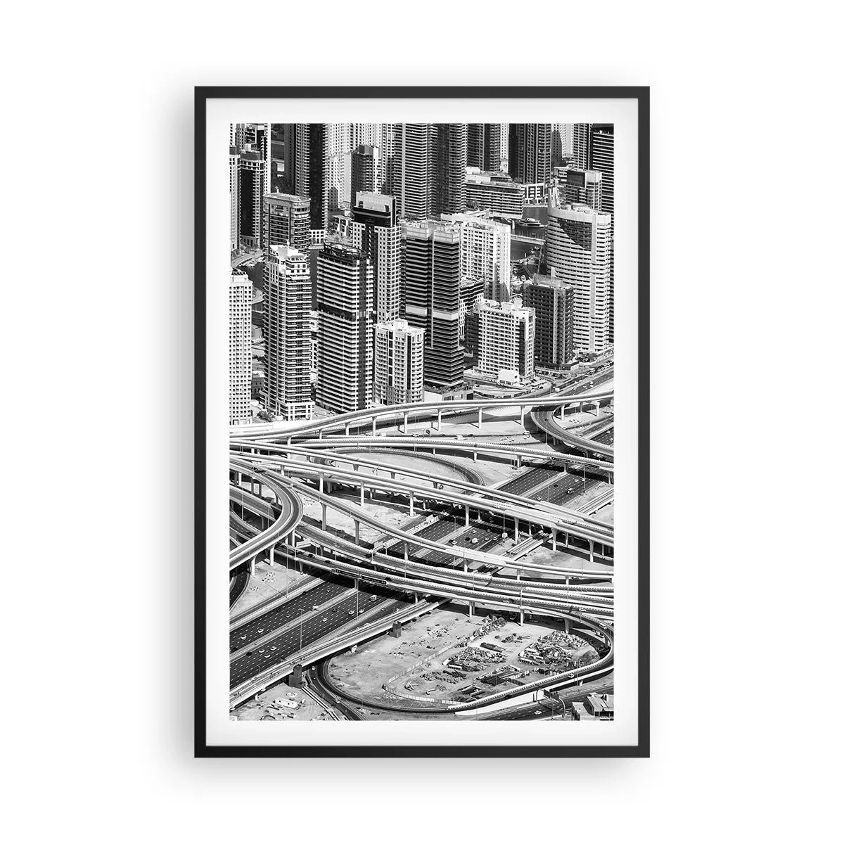 Poster în ramă neagră - Dubai - orașul imposibil - 61x91 cm