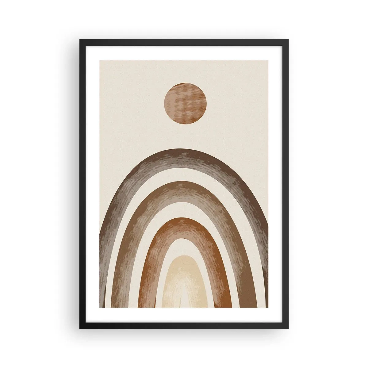 Poster în ramă neagră - Într-o galaxie îndepărtată - 50x70 cm
