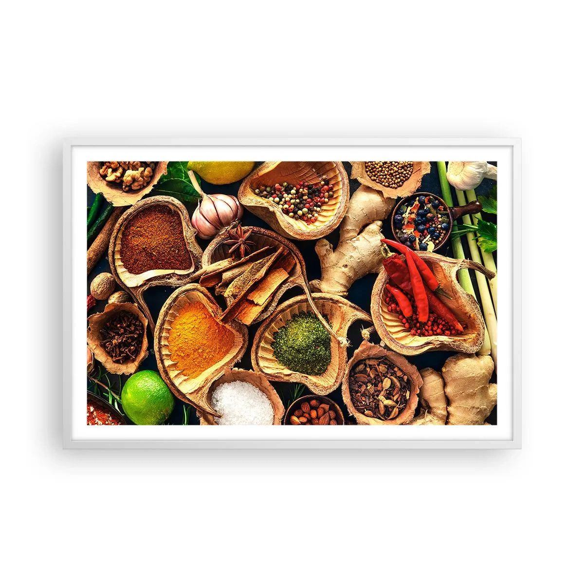 Poster în ramă albă - Ia ce vrei - 91x61 cm