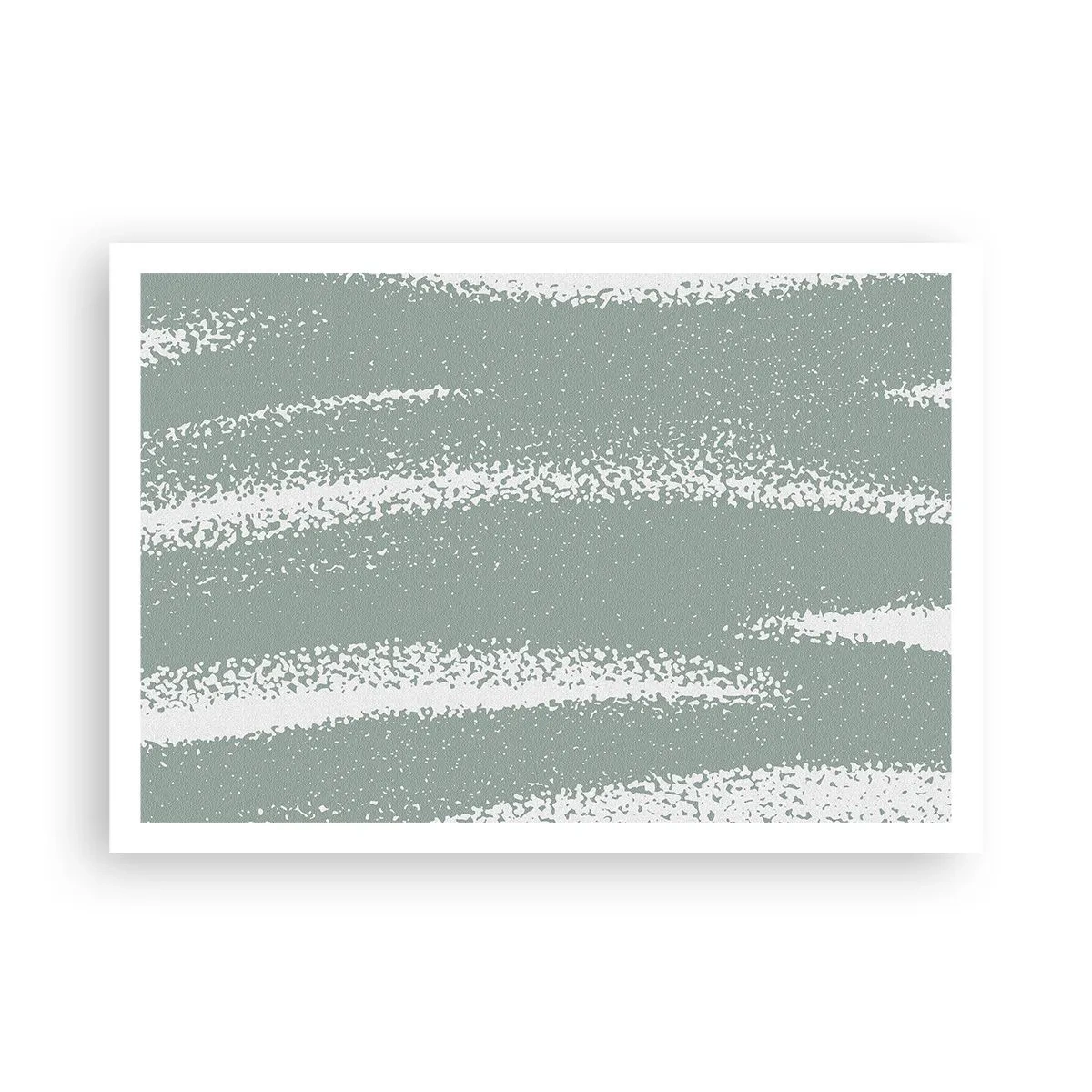 Poster - Abstracție în stil de iarnă - 100x70 cm