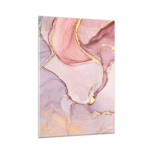 Tablou pe sticlă - O mângâiere de culoare - 50x70 cm