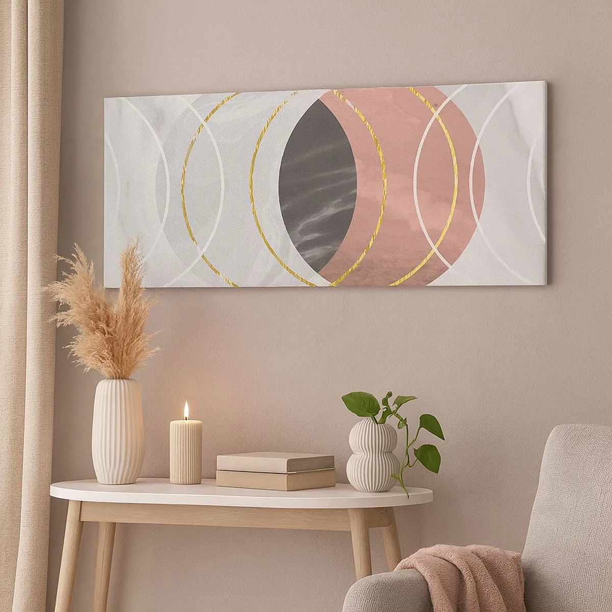 Tablou pe pânză - Muzica sferelor - 100x40 cm