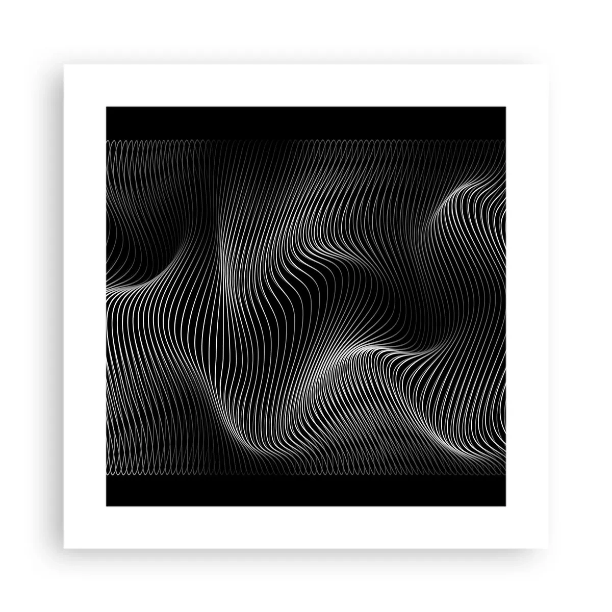 Poster - Dansul luminii în spațiu - 40x40 cm