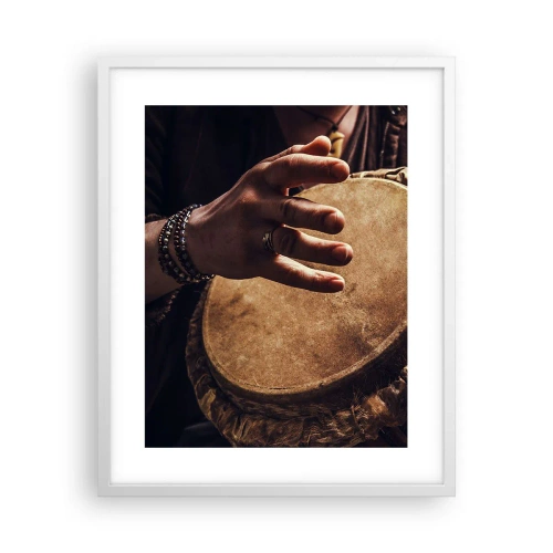 Poster în ramă albă - În ritmul inimii - 40x50 cm