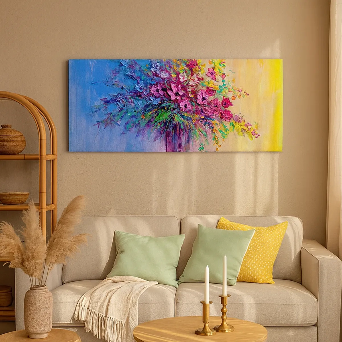 Tablou pe pânză - Darul unei pajiști de vară - 30x30 cm