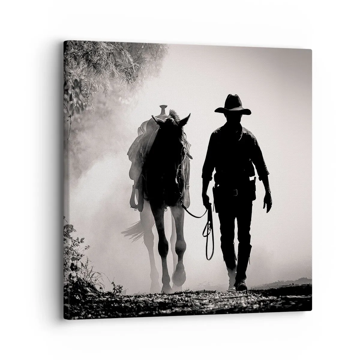 Tablou pe pânză - Texas de dimineața - 30x30 cm