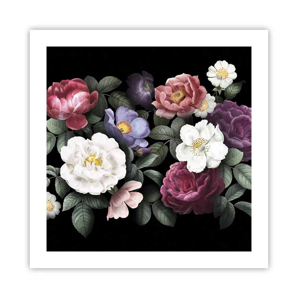 Poster - Dintr-o grădină engleză - 50x50 cm