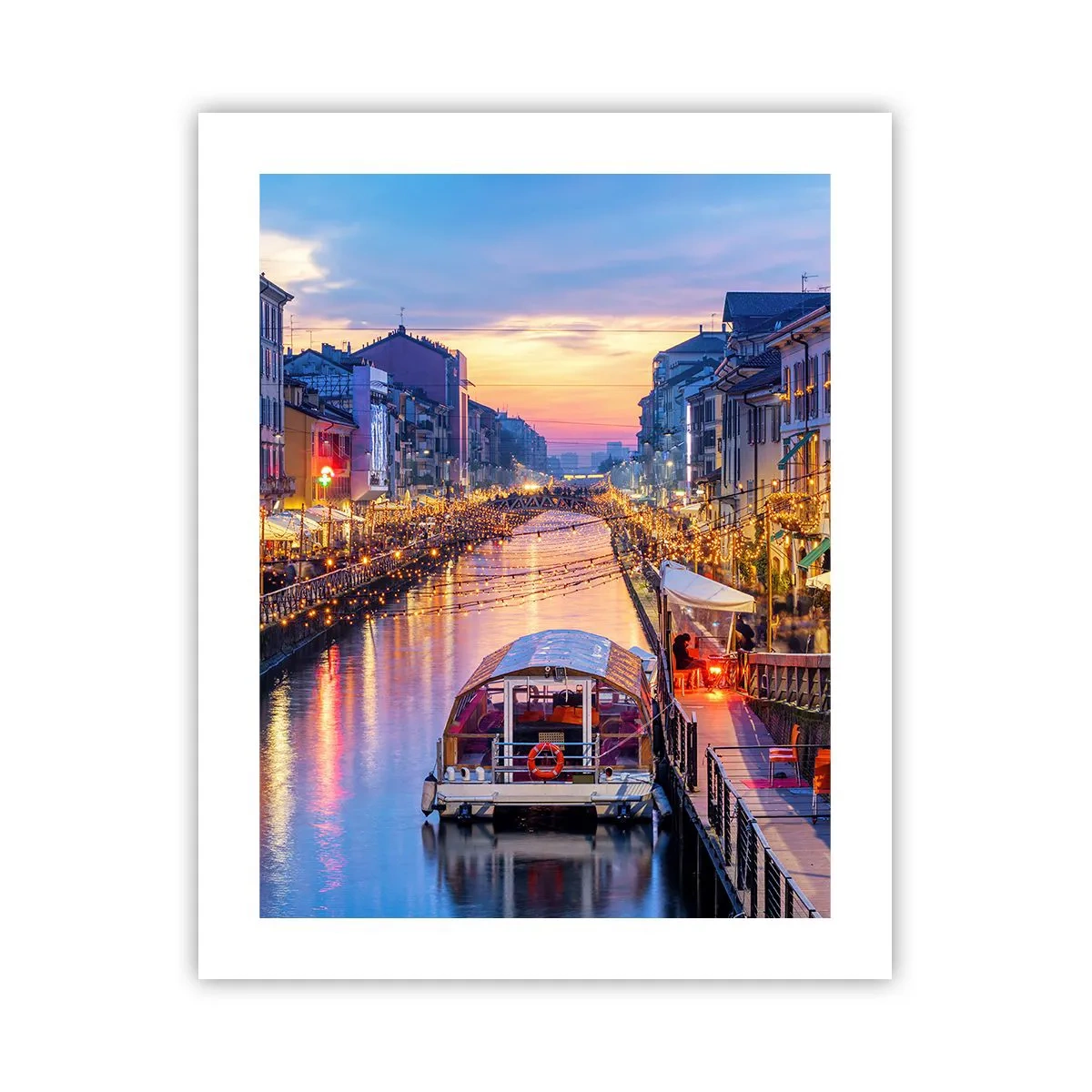Poster - O seară de lumină și distracție - 40x50 cm