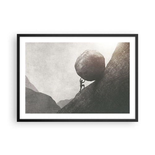Poster în ramă neagră - Cred, în ciuda așteptărilor - 70x50 cm