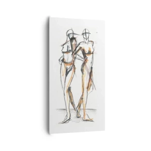 Tablou pe pânză - Un studiu de farmec - 65x120 cm