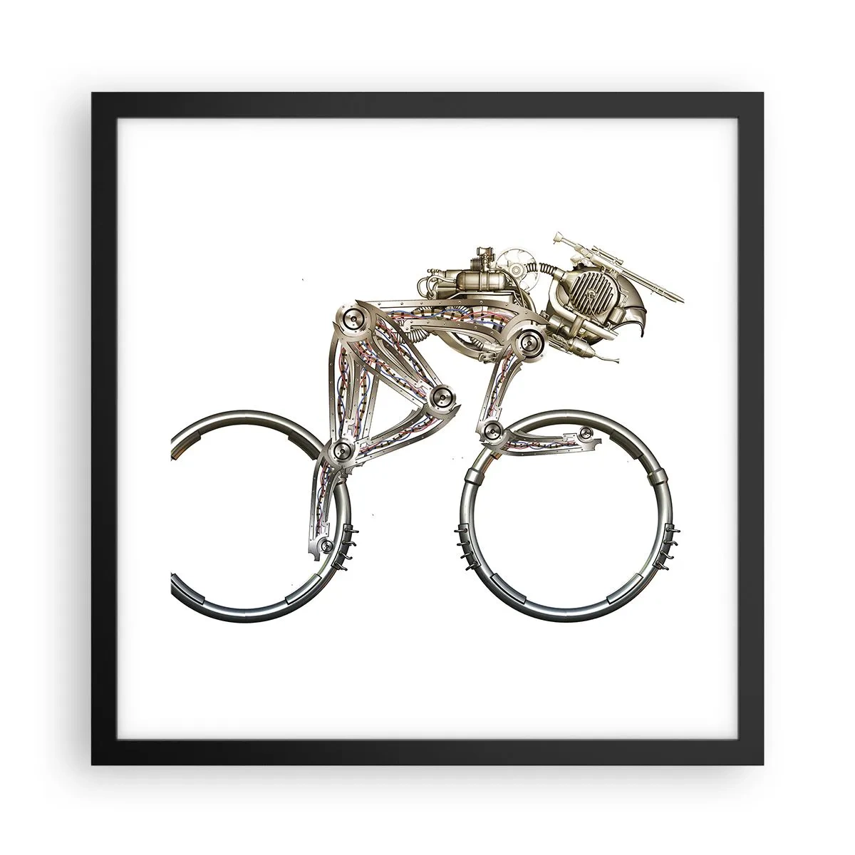 Poster în ramă neagră - O mașină grozavă - 40x40 cm