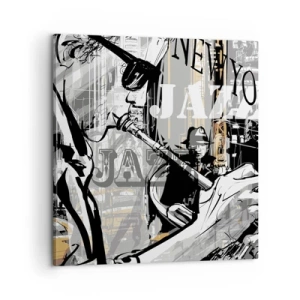 Tablou pe pânză - În ritmul New York-ului - 60x60 cm