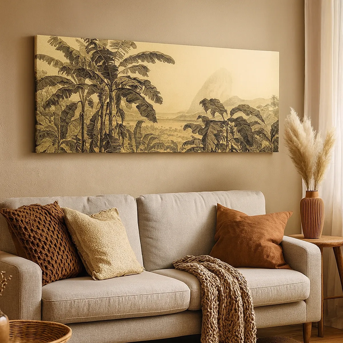 Tablou pe pânză - În stil colonial - 30x30 cm