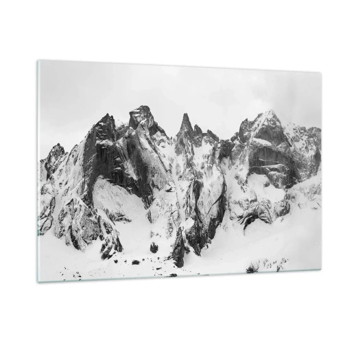 Tablou pe sticlă - Amenințarea crestei de granit - 120x80 cm