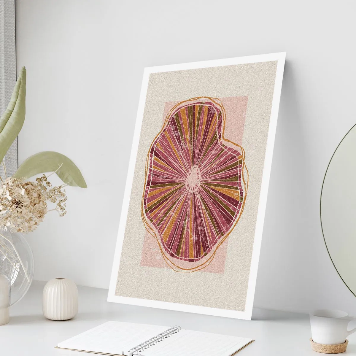 Poster - Abstracția radială - 70x100 cm