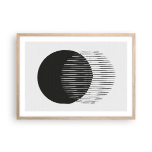 Poster în ramă de stejar deschis - Alter ego-ul său - 70x50 cm