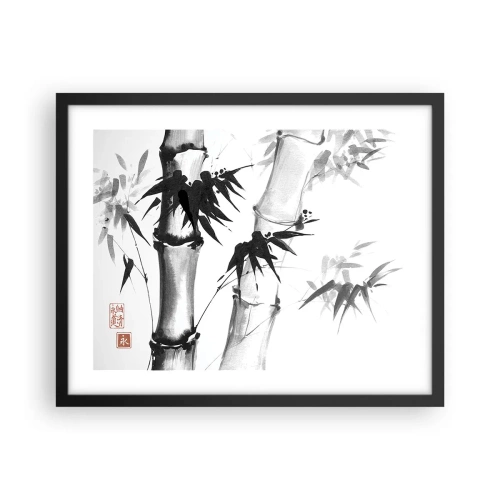 Poster în ramă neagră - Primul-plan al Orientului - 50x40 cm