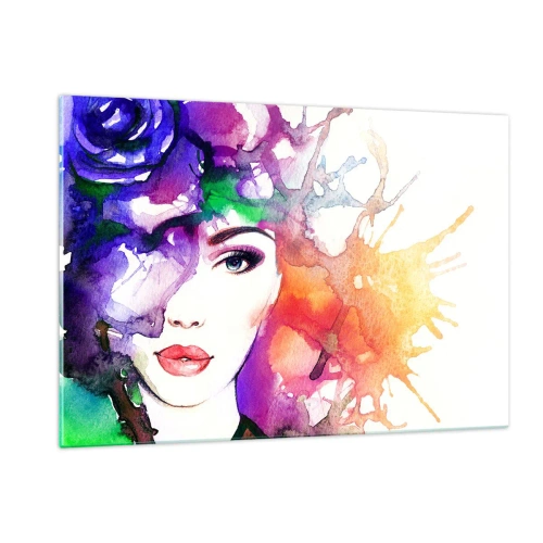 Tablou pe sticlă - Cu capul în nori - 120x80 cm