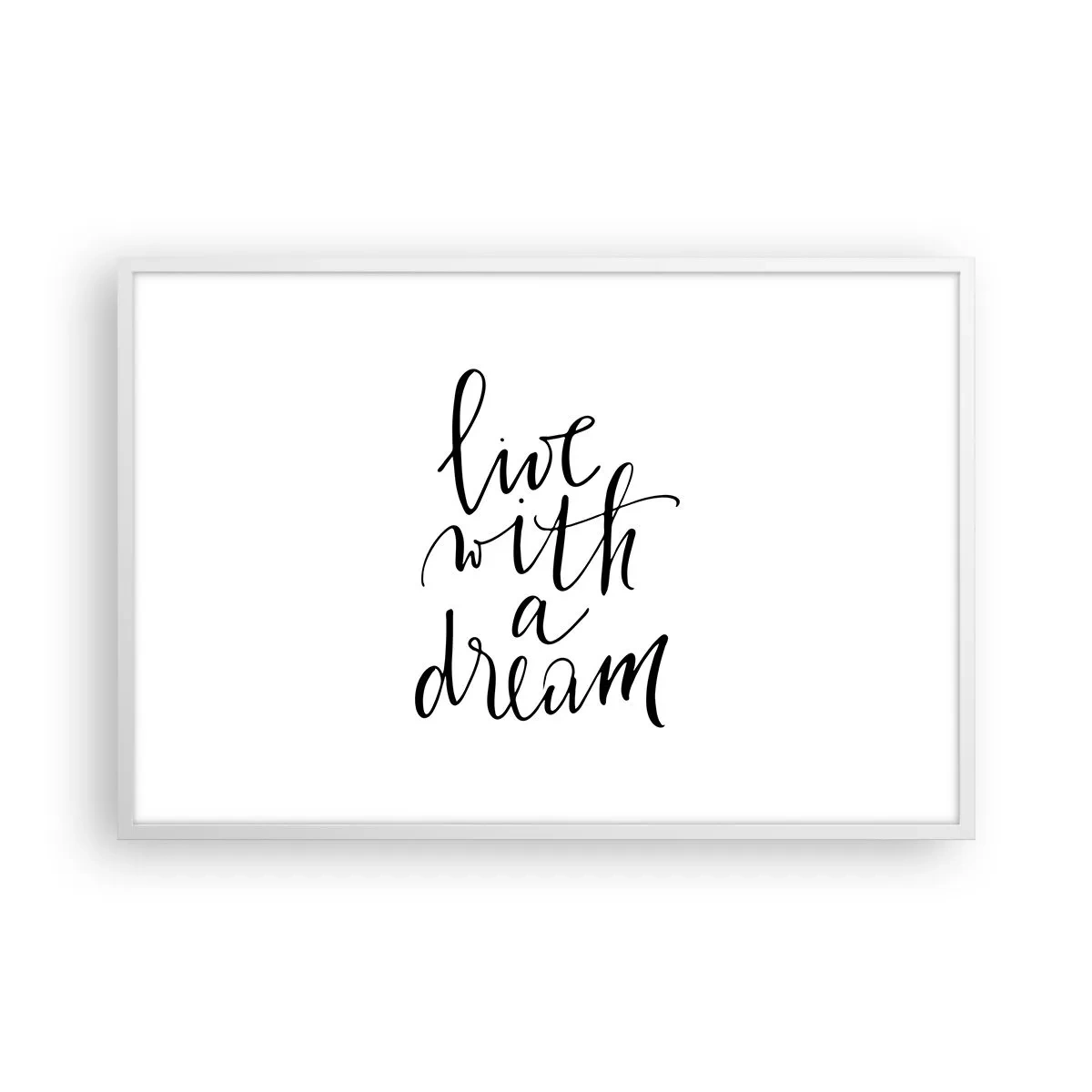 Poster în ramă albă - Of course - 91x61 cm