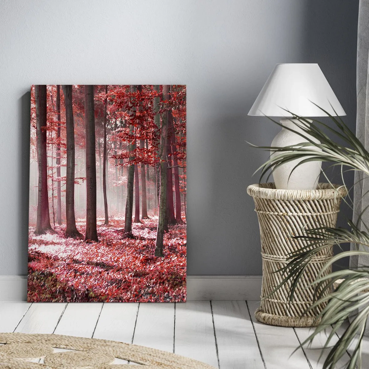 Tablou pe pânză - Roșie este la fel de frumoasă - 50x70 cm