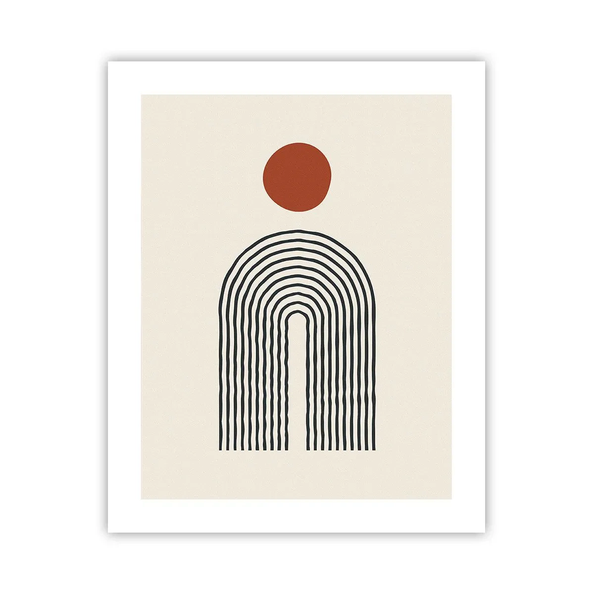 Poster - Magnetismul formelor și al culorilor - 40x50 cm