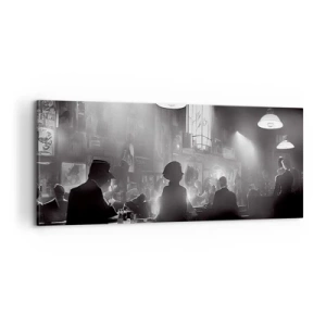 Tablou pe pânză - În stil jazz - 100x40 cm