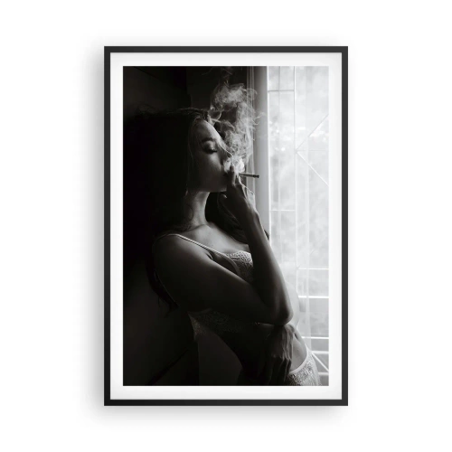 Poster în ramă neagră - Un moment senzual - 61x91 cm