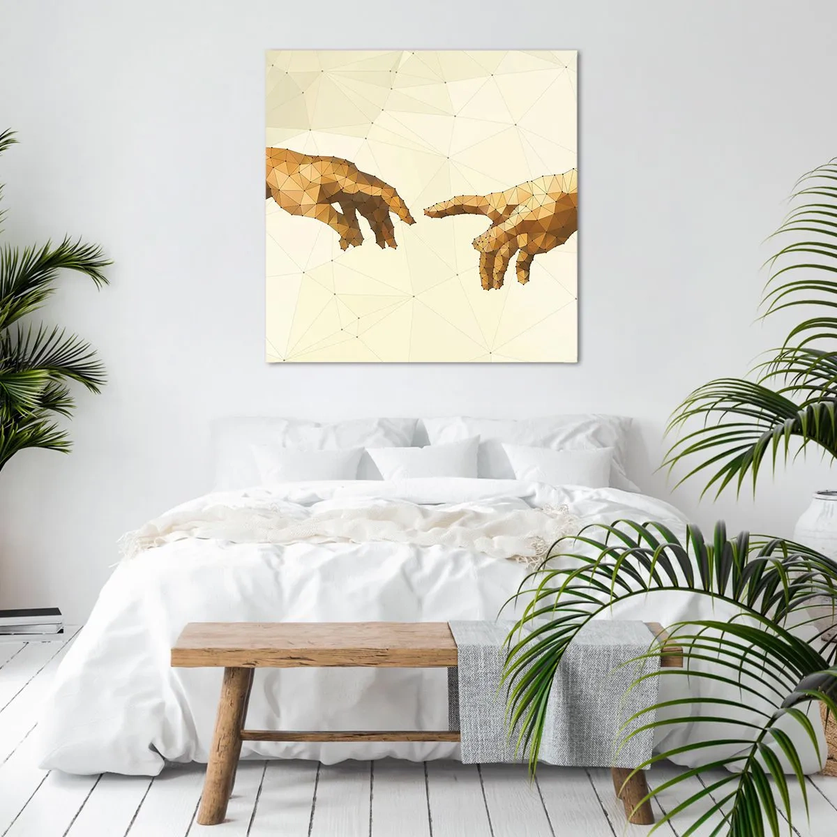 Tablou pe pânză - Geometrie divină - 60x60 cm