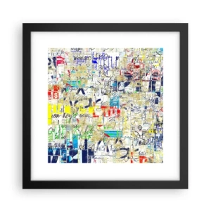 Poster în ramă neagră - Pur și simplu plăcut pentru ochi - 30x30 cm