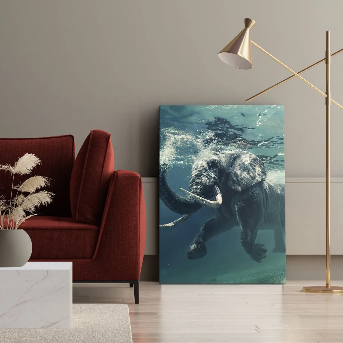 Tablou pe pânză - Tuturor le place să înoate - 50x70 cm