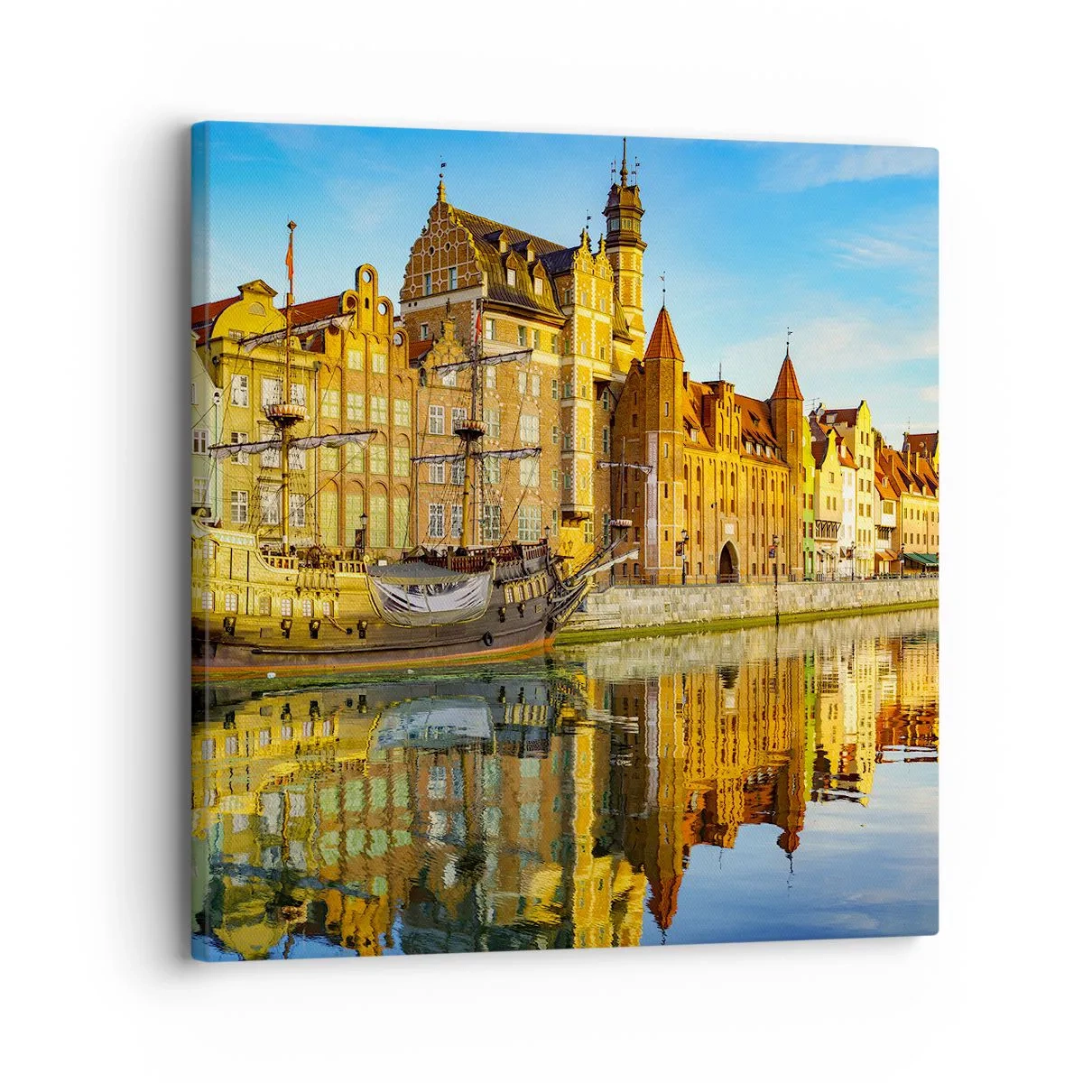 Tablou pe pânză - Trecutul în oglindă - 30x30 cm