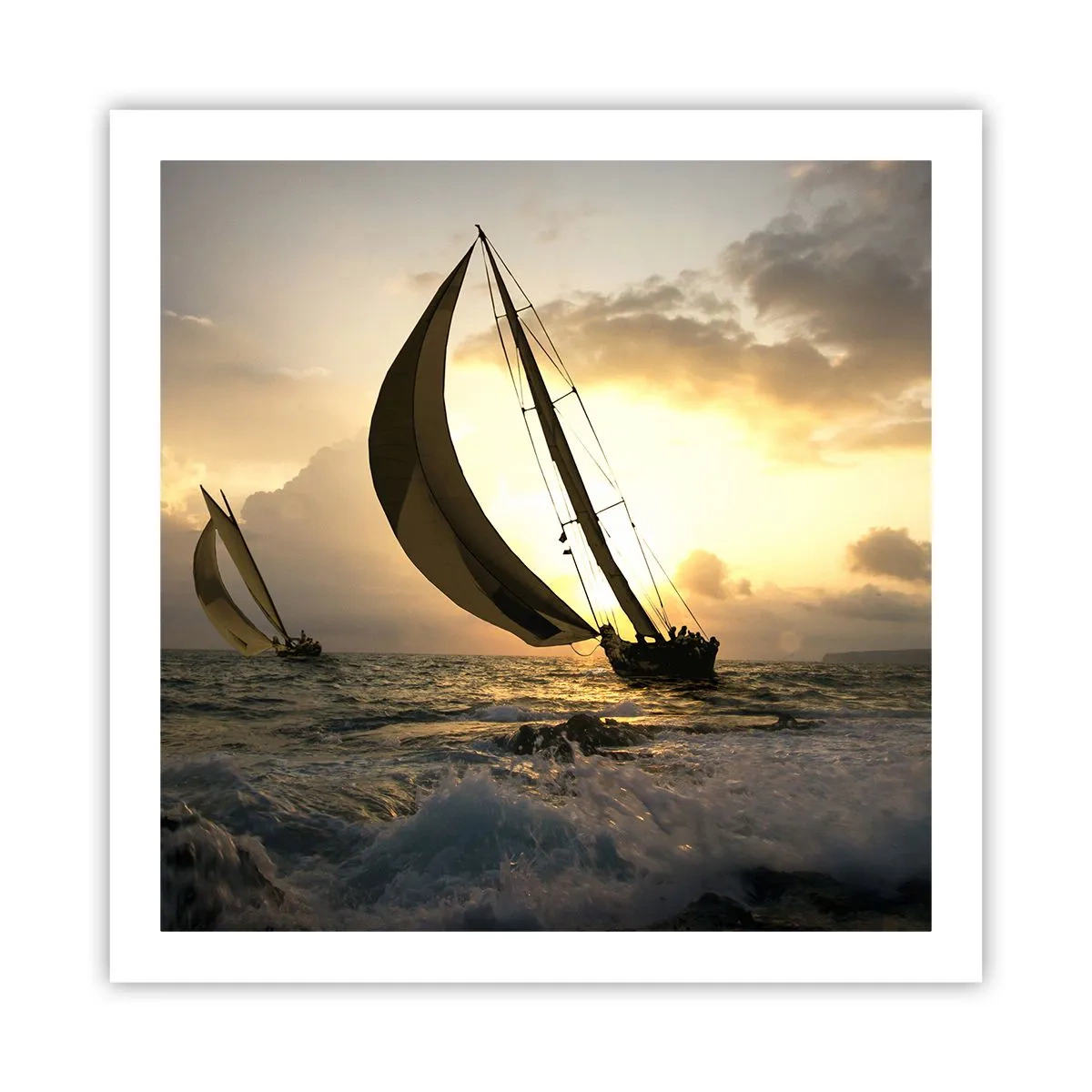 Poster - Vânt în jos și în sus - 60x60 cm