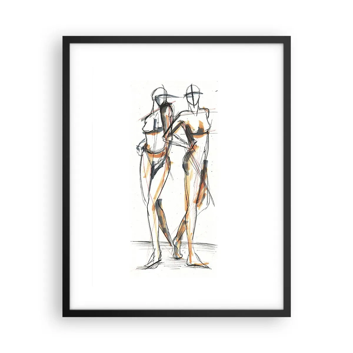 Poster în ramă neagră - Un studiu de farmec - 40x50 cm