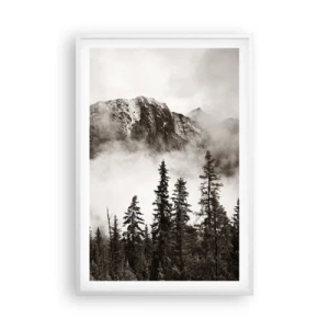 Poster în ramă albă - Stăpânul de granit - 61x91 cm
