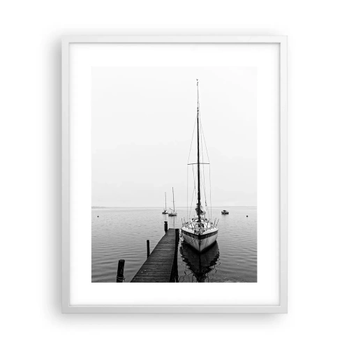 Poster în ramă albă - Gata de plecare - 40x50 cm