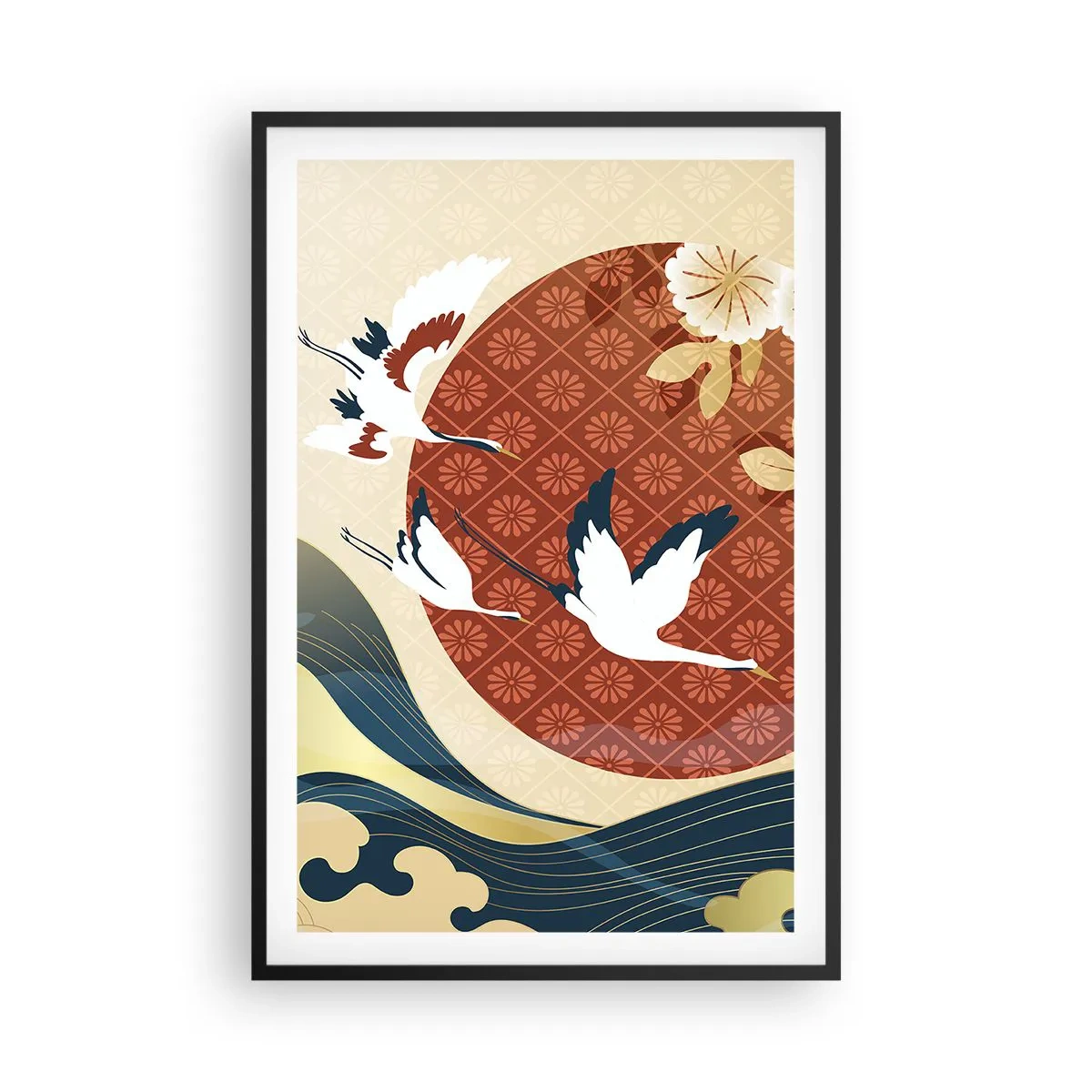 Poster în ramă neagră - O fabulă japoneză - 61x91 cm