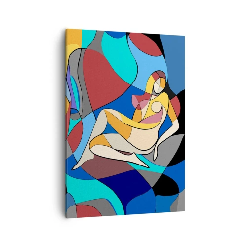 Tablou pe pânză - Nudul cubist - 50x70 cm