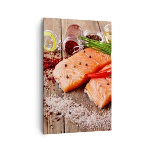 Tablou pe pânză - O aventură norvegiană în bucătărie - 80x120 cm