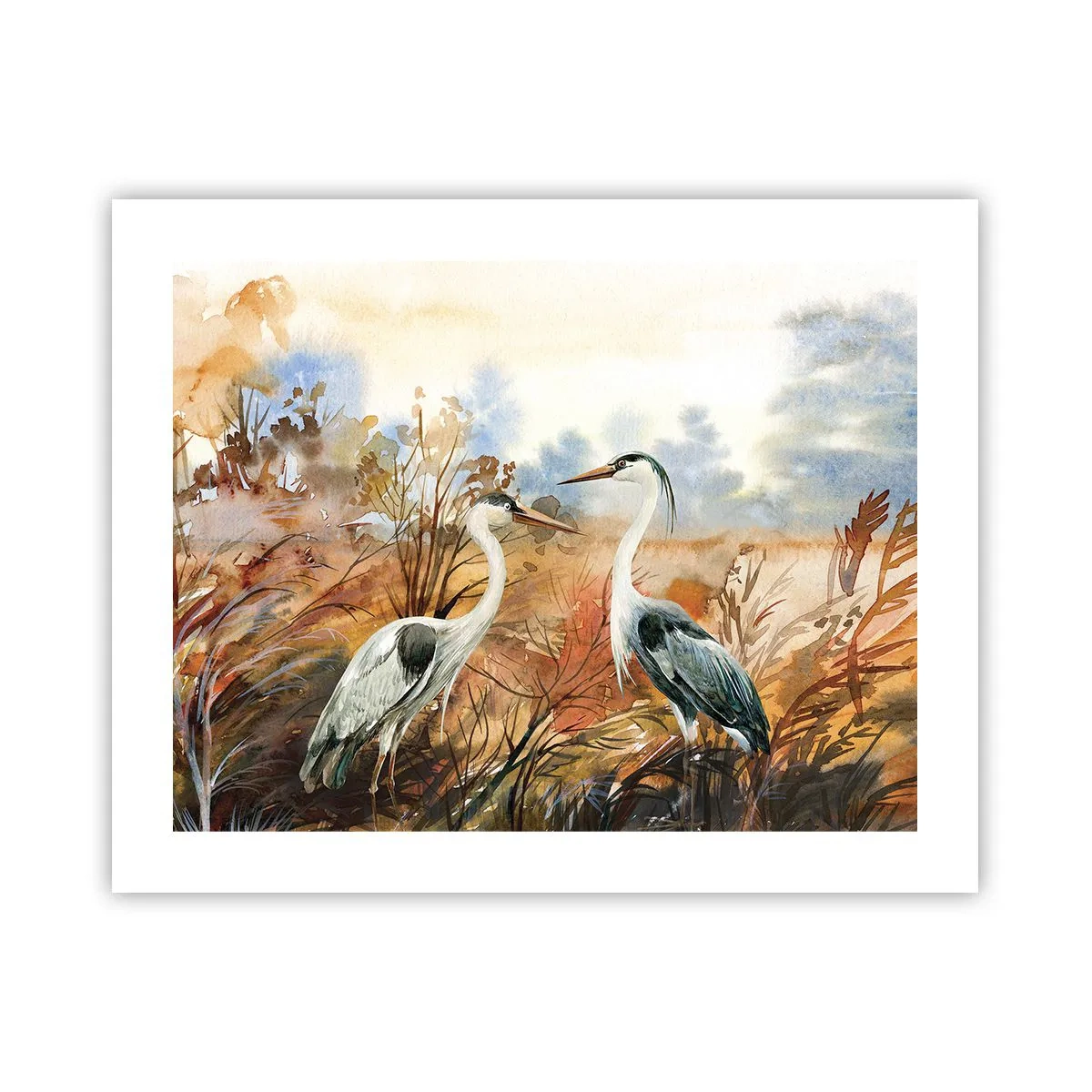 Poster - Încotro în toamnă? - 50x40 cm