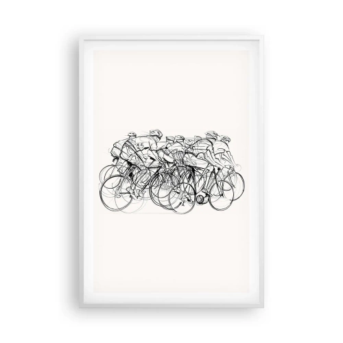 Poster în ramă albă - Mână în mână - 61x91 cm