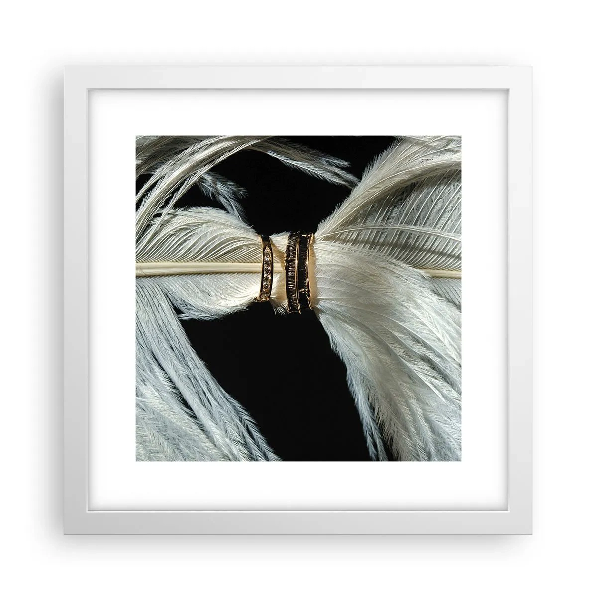 Poster în ramă albă - ...și nu te voi părăsi.. - 30x30 cm